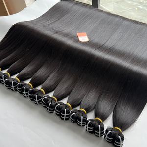 Extensions de cheveux humains vietnamiens bruts doublement étirés de la meilleure qualité, soyeux et droits, toutes couleurs convenant aux vendeurs en gros - Product Image 1