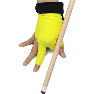 Guantes de Billar de 3 Dedos con Cierre de Velcro de Nailon y Algodón, Cómodos y Ligeros, Guantes Profesionales de Snooker de Poliéster - Product Image 3