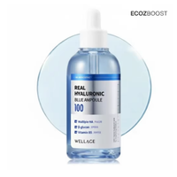 [Wellage] Sérum bleu à la vitamine C 100 ml, anti-âge, raffermissant, nourrissant pour le visage, pour femmes, cosmétiques coréens, vente en gros, emballé en boîte