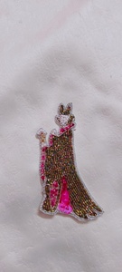 Red Wine Glass Beaded Embroidery <b>Patch</b> <b>Sew</b>-<b>On</b> PU Sequin Applique Clothing Bag Decoration DIY Fashion Garment Accessories Trend - Product Image 4