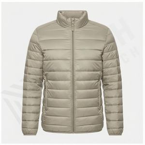Manteau d'hiver respirant pour hommes manteaux chauds imperméables avec veste à bulles à la mode conception en cuir Style Bomber hommes - Product Image 2