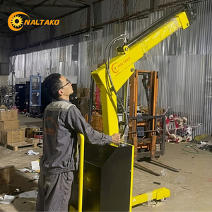 Naltako NCC-2000 2 Ton Mini Hydraulic Crane 4.2m Lift 360 Rotation for Heavy Machinery and Narrow Aisle Warehouse ISO9001 - Product Image 6