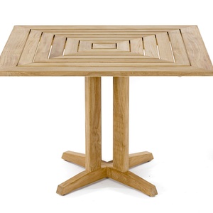 Mesa de Comedor Rectangular de Madera Maciza, Diseño Moderno y Minimalista, Estable, para 4 Personas, Muebles para el Hogar - Product Image 3