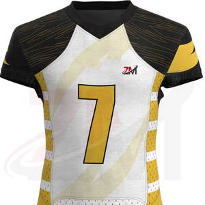 ชุดนักกีฬาอเมริกันฟุตบอลสำหรับทีม แบบแขนสั้น ผลิตในปากีสถาน ราคาสมเหตุสมผล จำนวนมาก - Product Image 4