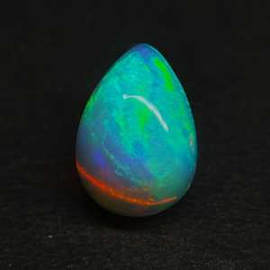 Natural Ethiopian Fire <b>Opal</b> Cabochon Pear Shape Gemstone Wholesale Loose <b>Opal</b> Jewelry Making Stone - Product Image 3
