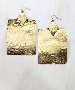 Pendientes de Latón con Acabado Mate de Lujo, Alta Demanda, Estilo Clásico, Unisex, para Suministro de Boutique de Moda, Mejor Precio del Mercado - Product Image 1