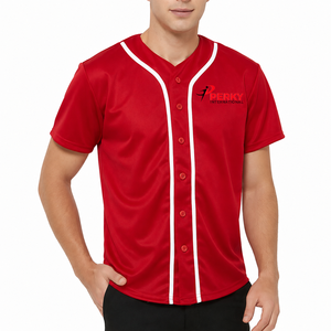เสื้อเบสบอลสำหรับทีมมืออาชีพ ออกแบบมาเพื่อความสบายสูงสุด ยืดหยุ่นได้ดี และมีประสิทธิภาพยาวนานตลอดการใช้งาน - Product Image 1