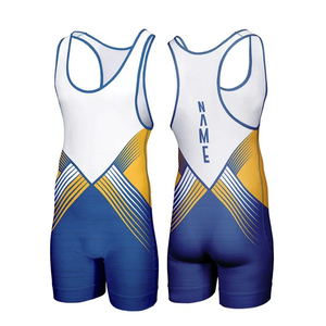 Venta al por mayor de fábrica: Singlet de lucha, levantamiento de pesas y powerlifting, diseño personalizado, tallas grandes, ecológico y duradero. - Product Image 3