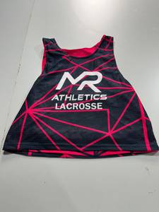 Camiseta sin mangas reversible de malla para lacrosse, personalizada OEM, con estampado por sublimación, transpirable, unisex, para adultos, con logo frontal. - Product Image 5