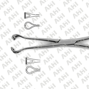 Prix de gros, forceps Babcock en acier inoxydable de haute qualité, instruments chirurgicaux manuels, best-seller AHI AS-BF-0003 CE - Product Image 2