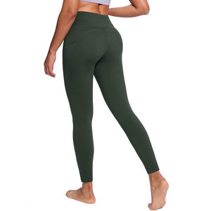 Product Manufacturer Yoga Legging <b>For</b> Women's High Waist Scrunch Butt Lift Workout Tights Seamless Anti Shrink Comfort Legging - Product Image 4