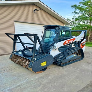 Used Bobcatts Skid Steer With Forestry <b>Mulcher</b> Good Condition High Efficiency Compact Machine with Engine for Sale - Product Image 2