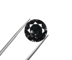 OM GEMS Diamante Cultivado en Laboratorio de 4.50 Ct, Corte Brillante Redondo, HPHT/CVD, Color Fantasía PK1/PK2, Certificado IDI - Product Image 2
