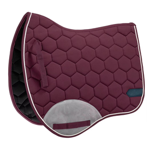 Tapis de selle équestre assortis avec logo brodé personnalisé, pour dressage, entraînement et équitation, doublure en maille écologique, confort en coton - Product Image 1