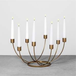 Candélabre moderne doré en métal, porte-bougie de luxe nordique à 4 bras, support pour bougies coniques, centre de table pour mariage, fête, décoration intérieure, vente en gros - Product Image 3