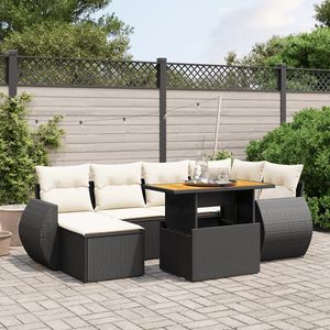 Ensemble de canapés de patio rectangulaires avec pieds réglables, canapés de jardin - Product Image 1