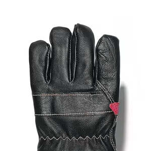 Gants de pompier en cuir, isolants thermiquement, ignifuges, pour le sauvetage et l'extrication - Product Image 4