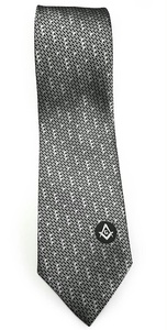 Corbata de inspiración masónica para hombre, con símbolo de compás cuadrado, corbata formal, nueva, elegante, para negocios, bodas, fiestas. - Product Image 6