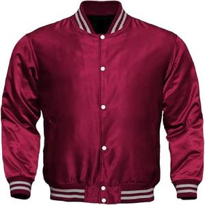 Chaqueta Varsity de Piloto Personalizada con Bordado, Ecológica, Reversible, Estilo Urbano, de Lana/Poliéster, Cortavientos de Otoño para Hombre, con Forro de Algodón - Product Image 6