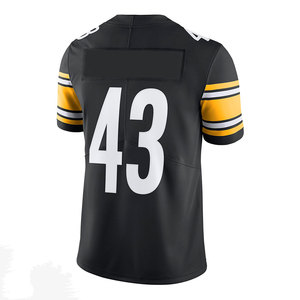 Custom Maroon Gold American Football Jersey V-Neck Short Sleeve Mesh Breathable 100% Polyester Sublimated Print Team <b>Name</b> Number - Product Image 2