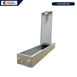 ET Container 305 Lockable <b>Metal</b> Storage <b>Box</b> with Powder Coated Finish <b>for</b> Industrial <b>Tools</b> and Equipment - Product Image 2