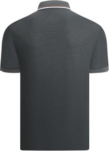 Camisa de Manga Corta Azul Oscuro para Hombre, Diseño Casual con Botones, Bolsillo, Tejido Transpirable, Corte Regular, 220 Gramos, 100% Poliéster - Product Image 2