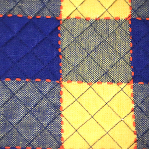 100% support de pot de style à carreaux de qualité fiable matériel de coton recyclé fait des supports de pot pour le fournisseur de cuisine en Inde - Product Image 5