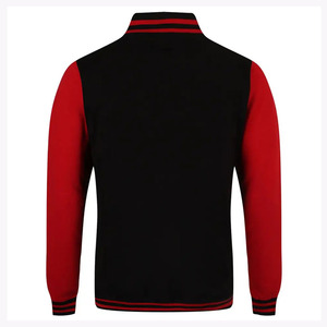 Premium Unique OEM custom chain chenille <b>patch</b> embroidery leather sleeve vintage baseball letterman varsity <b>jacket</b> for men - Product Image 5