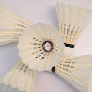 Volants de badminton professionnels en gros pour tournois, en plumes d'oie, tête en plastique expansé 2 couches, légers, écologiques et stables - Product Image 4