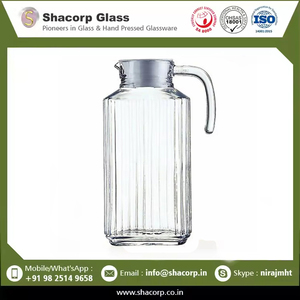 Pichet en verre de fabrication directe avec un design minimaliste moderne pour la décoration de la maison - Product Image 6