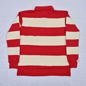 เสื้อถักแขนยาวพรีเมียมสำหรับผู้ชาย สีและเนื้อผ้าปรับแต่งได้ สวมใส่สบาย ระบายอากาศดี โลโก้ที่แขนซ้าย ทรงปกติ - Product Image 4