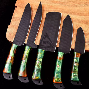Best Selling High Quality Handmade Damascus Chef <b>Knives</b> <b>Set</b> Wood Handles 67-Layer Damascus Steel Durable <b>Sharp</b> Wholesale Price - Product Image 4