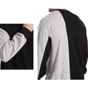 Men's High Quality Breathable Solid Pullover Sweatshirt Custom Fleece Crewneck Street Wear Winter Polyester/Cotton Material - Product Image 3