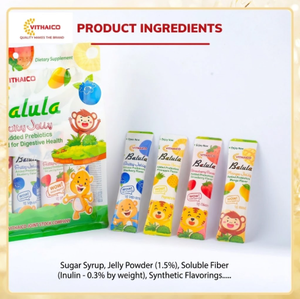 Collation fonctionnelle à base de gelée de fruits prébiotiques ! Bon pour la digestion, bandes de dessert pour enfants, offres de palettes, prix d'usine, Vietnam, ODM personnalisé - Product Image 1