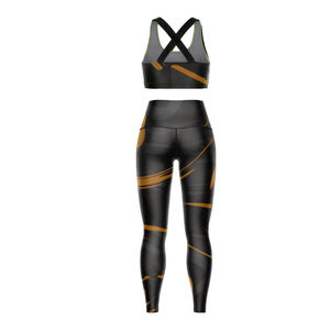 Conjunto de Yoga Personalizado al por Mayor con Estampado 3D por Sublimación para Mujer, Sujetador Deportivo Floral sin Costuras y Leggings para Gimnasio, Entrenamiento, Fitness y Ropa Deportiva - Product Image 2