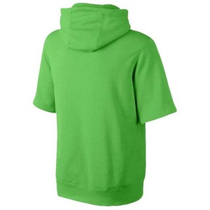 Sudaderas con Capucha de Manga Corta para Hombre, Transpirables, Bordadas con Logotipo Personalizado, 100% Algodón, para Gimnasio y Deportes, MOQ Bajo 2026 - Product Image 6