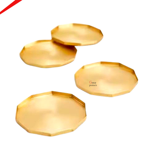 Affordable Stainless Steel Coaster for Gifting or Personal Use During Parties and celebrations round Coaster - Product Image 3