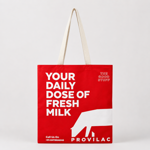 Sac fourre-tout en coton imprimé sur mesure, sac en toile écologique pour le shopping, emballage cadeau et promotion - Product Image 2