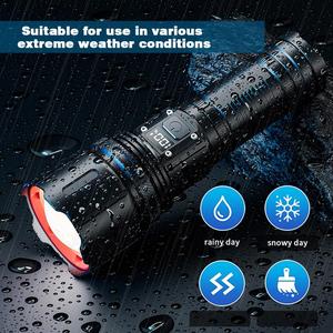 CITICITY <b>LED</b> Flashlight High Lumens 1500 <b>Rechargeable</b> Tactical 4 Modes Adjustable Focus Multifunctional Portable Aluminum - Product Image 5