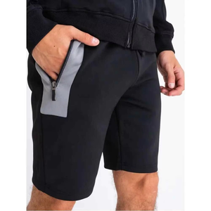 Ensemble de vêtements pour homme en lin et coton 100% - 2 pièces - T-shirt et short personnalisés - Costume décontracté en lin pour homme - Product Image 4