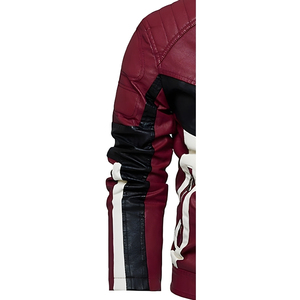 Chaqueta de Cuero de Invierno Casual de Primera Calidad 100% Cuero para Hombre con Logotipo Frontal, Reversible y Térmica, Impermeable y Resistente al Viento - Product Image 3