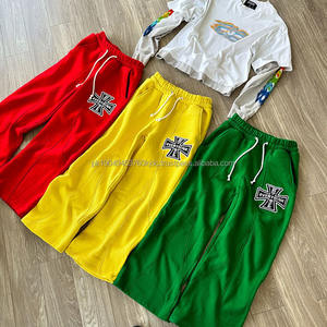 Fabricación personalizada gráfico polar 100% algodón Jogger Track bordado Street Wear pantalones holgados pantalones de chándal para hombres - Product Image 1