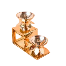Nouveau Brûleur d'encens en laiton pour résine et charbon, avec support et bol réglable, Lampe aromatique décorative religieuse dorée - Product Image 3