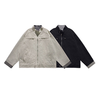 Vestes décontractées pour hommes en matériaux de qualité supérieure, logo personnalisé, streetwear, veste de travail, mode hip-hop, veste de travail pour hommes