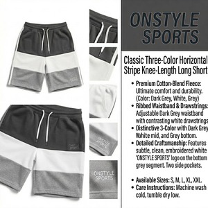 Shorts de sport délavés à l'acide, personnalisables, style vintage, délavés au soleil, pour l'été, décontractés et tendance - Product Image 4