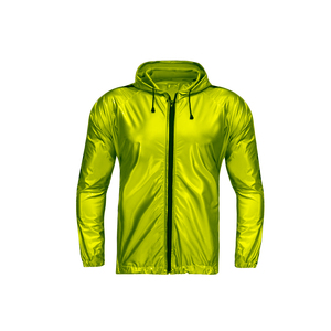 Traje de Sauna con Capucha Verde Neón Personalizado, Traje Deportivo para Hombre, para Pérdida de Peso, Gimnasio, Fitness, Entrenamiento, Chaqueta, Suministro al por Mayor - Product Image 3