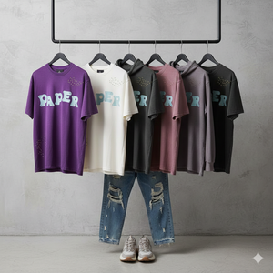 Fabricant de vêtements personnalisés, streetwear, style street, t-shirt unisexe surdimensionné en coton 100% lourd, impression sérigraphique du logo - Product Image 5