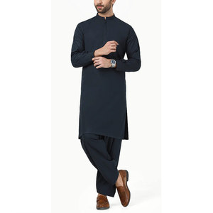 Premium Men Cotton Shalwar Kameez Traditional Pakistani Islamic Wear Comfortable Casual Outfit - Product Image 1