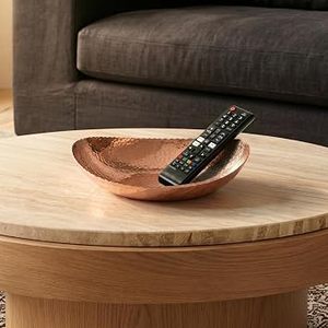 Bol en cuivre traditionnel martelé à la main pour servir le curry, le riz, la salade, les fruits, les bijoux, les télécommandes, les articles de cuisine pour hôtels et restaurants - Product Image 1