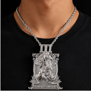 Colgante de Calavera de la Muerte de Plata 925 Personalizado para Hombre, Estilo Hip Hop, con Diamante Moissanita VVS, Joyería de Alta Gama para Hombre - Product Image 4